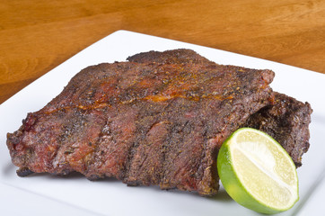 Caribbean Barbecued Pork Ribs