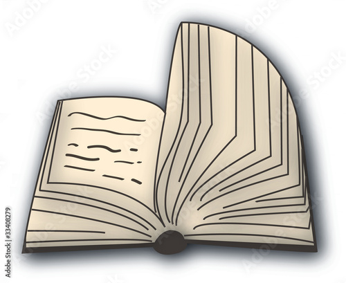 "Illustration aufgeschlagenes Buch" Stockfotos und "Illustration aufgeschlagenes Buch" Stockfotos und