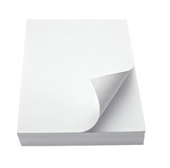 stack of papers with curl documents office business