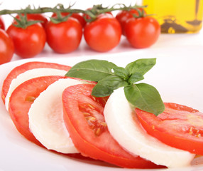 salade méditérranéene, tomate/mozza