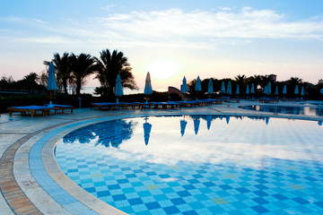 Luxury Hotel in the Morning