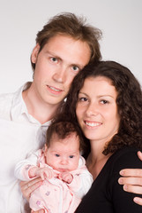 beautiful family portrait