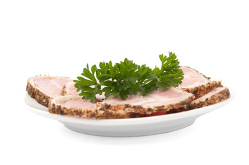 meat with spices