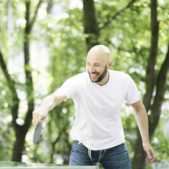 Freude beim Tischtennis
