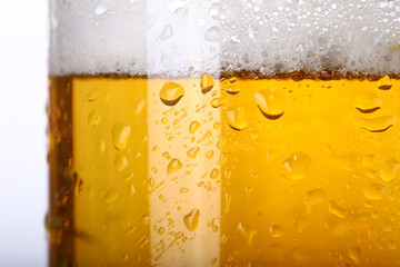 close up of beer