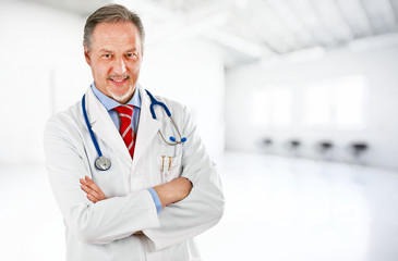 Mature doctor portrait