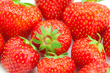 background of strawberries