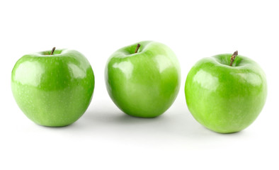 three green apples