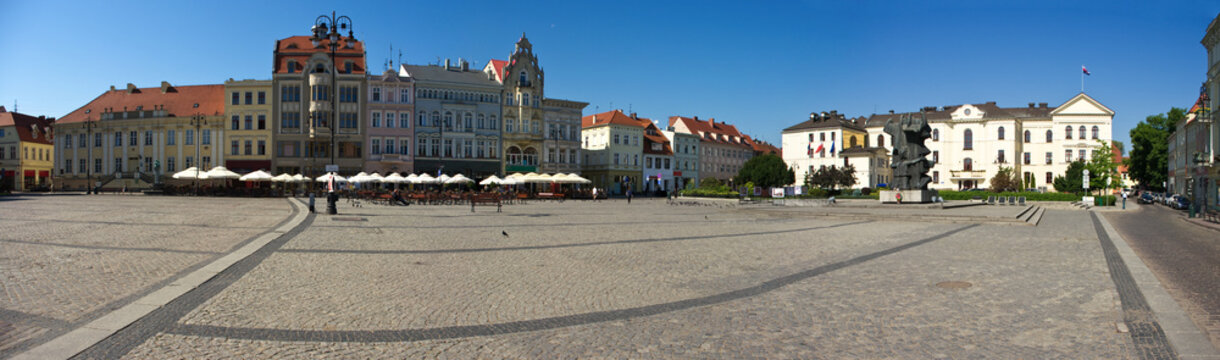 Fototapeta Town market in Bydgoszcz, Poland