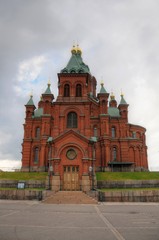 Fototapeta na wymiar Helsinki (Finlandia) - Katedra Uspenski