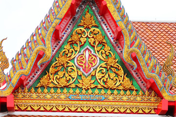 Obraz premium Temple roof in Thailand.