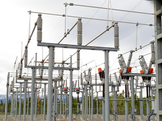 High-voltage transformer substation