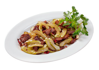 quiping roasted veal with celery