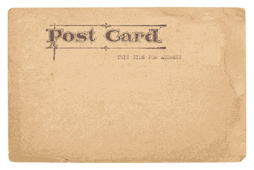 Antique postcard in vector - with place for your text or photo