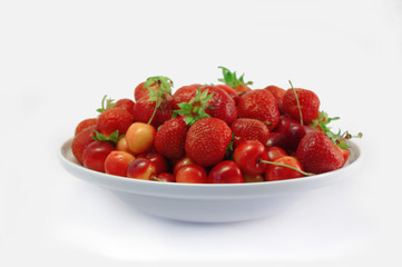 isolated summer berry