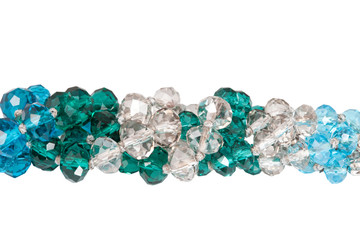 beads on white