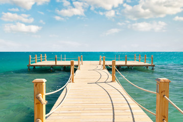 Obraz premium wooden pier