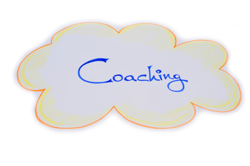 Schriftzug Coaching