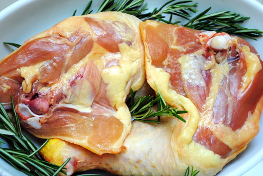 cosce di pollo con rosmarino