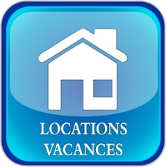 Fototapeta premium bouton locations vacances