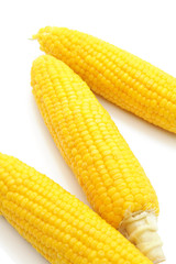 茹でたとうもろこし