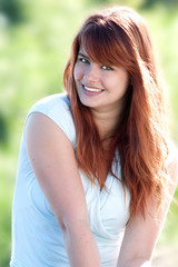 Fototapeta premium Beautiful redhead