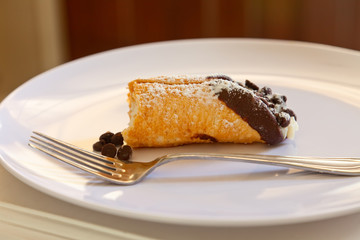 Fresh Italian Cannoli Dessert