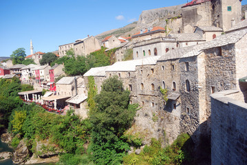 Fototapeta na wymiar Stare miasto, Mostar, Bośnia i Hercegowina