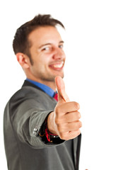Man thumbs up
