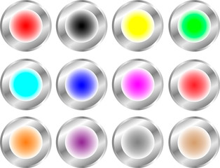 The set of web buttons