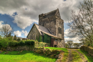 16th Century Craggaunowen castle in Co. Clare - Ireland