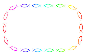 Bunter Ichthys Rahmen