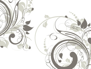 Floral abstract background.