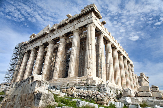 Renovation of Parthenon in Athens