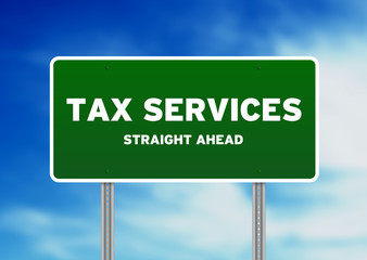Tax Services Highway Sign
