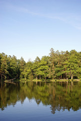 Fototapeta na wymiar Bear Lake niedaleko Stuttgartu