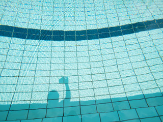 Swimming pool shadow