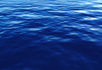 Deep blue ocean water texture