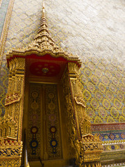 Art of Thai temple door