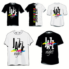 Jazz night t-shirts