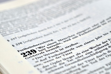 Freiheitsberaubung im Strafgesetzbuch