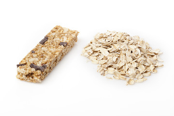 A chocolate gronola bar