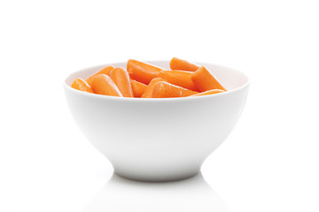 Fresh orange carrots