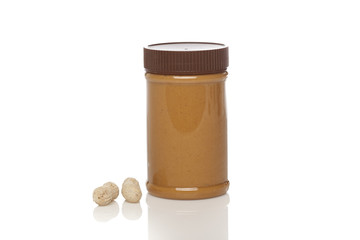 A jar of peanut butter