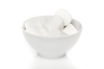 A large white marshmallow