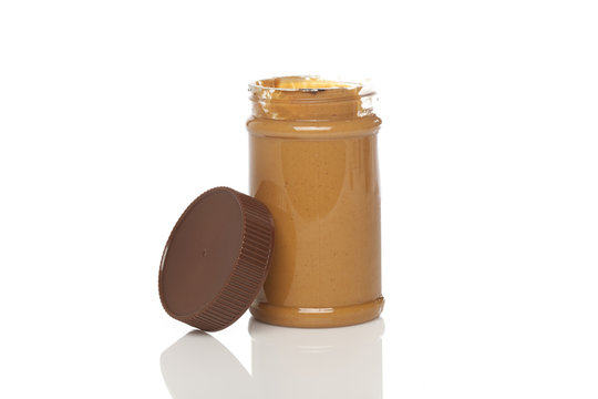 A jar of peanut butter