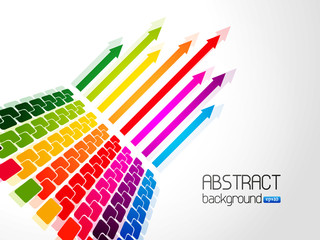 abstract colorfull arrows