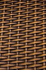 Coffee shop chair closeup