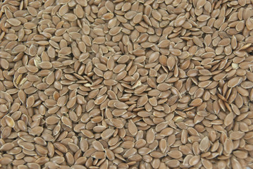 Linen seeds as a background