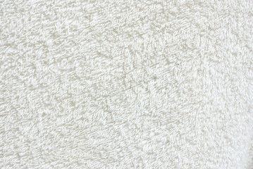 Close up white towel